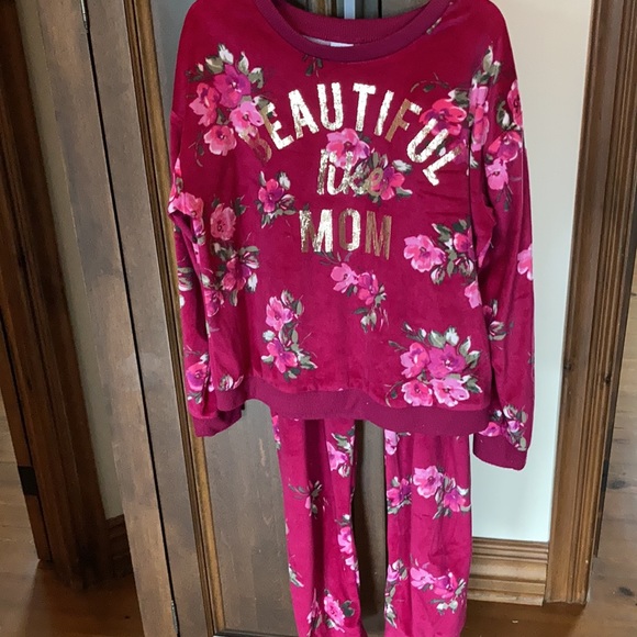 Fuschia Velvet Pj Children’s Place XTL 14 Like NEW - Picture 2 of 6